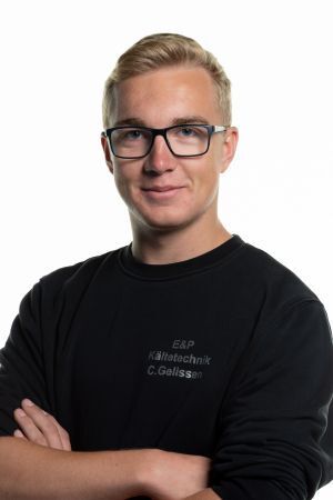 Collin Gelissen, Mechatroniker für Kältetechnik